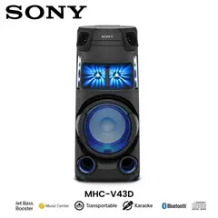 SONY - Equipo de Sonido Bluetooth HDMI DVD y Karaoke MHC-V43D