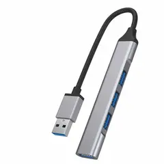 OEM - HUB USB 4 PUERTOS 3.0 HOCHI PLATEADO