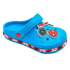 MARVEL - Sandalias Niño Casual Spiderman Celeste