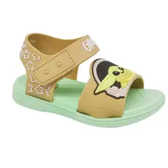 STAR WARS - Sandalias Niño Playera Baby Yoda Verde