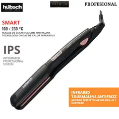 HUBSCH - Plancha de cabello PREMIUM SMART-Negro