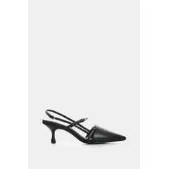 VELEZ - Vélez Tacones Cerrados Brielle Cuero Mujer Brillo Negro