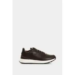 VELEZ - Vélez Zapatillas Cooper 3 Cuero Hombre Spoiler Cafe