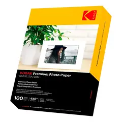 KODAK - Papel Fotográfico 200GSM Gloss 10 X 15cm 100und Gloss