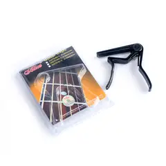 ALICE - A007D CAPOTRASTE PARA GUITARRA COLOR NEGRO