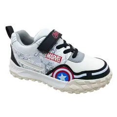 MARVEL - Zapatillas Niño Casual Capitan Avengers Blanco