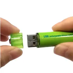 GENERICO - Pila Recargable USB de Litio ReVolt Green