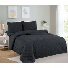 CASATEX - Cubrecama + Juego de sabanas 2 plazas 100% Algodón 5 Piezas