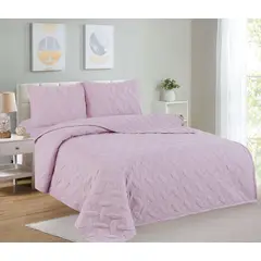 CASATEX - Cubrecama + Juego de sabanas 2 plazas 100% Algodón 5 Piezas