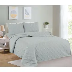 CASATEX - Cubrecama + Juego de sabanas 2 plazas 100% Algodón 5 Piezas