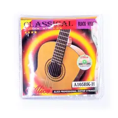 ALICE - A105BK-H CUERDAS DE NYLON PARA GUITARRA COLOR NEGRO