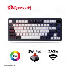 REDRAGON - - Teclado Ucal Pro K673CPG 75% Wireless Graphite