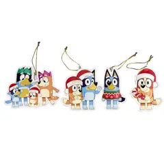BLUEY - Set de adorno arbol navidad X4 unds 12cm Modelo 1