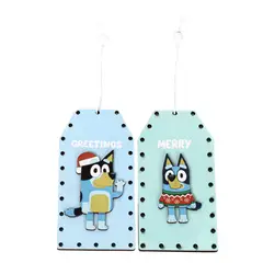 BLUEY - Set de adorno arbol navidad X4 unds 12cm Modelo 4