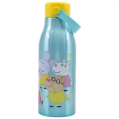 GENERICO - Botella Aluminio Flexi Handle Peppa Pig 760mL