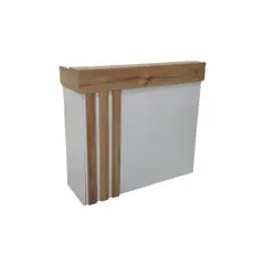 GENERICO - - Mostrador Profesional con Detalle Color Duna Diseño Contemporáneo