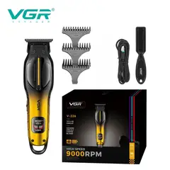 SEISA - Maquina VGR Cortadora Afeitadora de Cabello Portatil Recargable Inalambrico VGR V-226