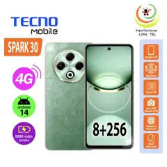 TECNO MOBILE - TECNO SPARK 30 VERDE 4RAM 256GB