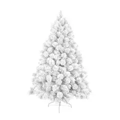 GENERICO - ARBOL NAVIDEÑO BLANCO SUPER PREMIUM NEVADO 2.10 cm LAN-210BL