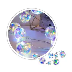 GENERICO - CORTINA LED TORNASOLADO - COPOS MULTICOLOR