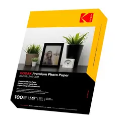 KODAK - Papel 240GSM Premium Gloss Fotográfico 10 X 15cm 100ud