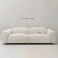 GENERICO - SOFÁ SECCIONAL CLOUD - Blanco Hueso