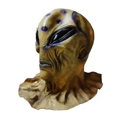 GENERICO - Máscara de Látex Alien Cabeza Completa Halloween