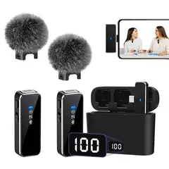 NANOTRON TECHNOLOGIES - Micrófonos Inteligentes K70 Pro Dual Tipo C - peluches y base de carga