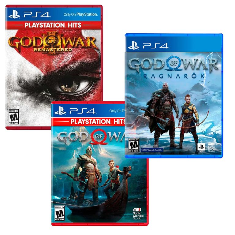 God of War 3, 4 y Ragnarok Triple Pack 4