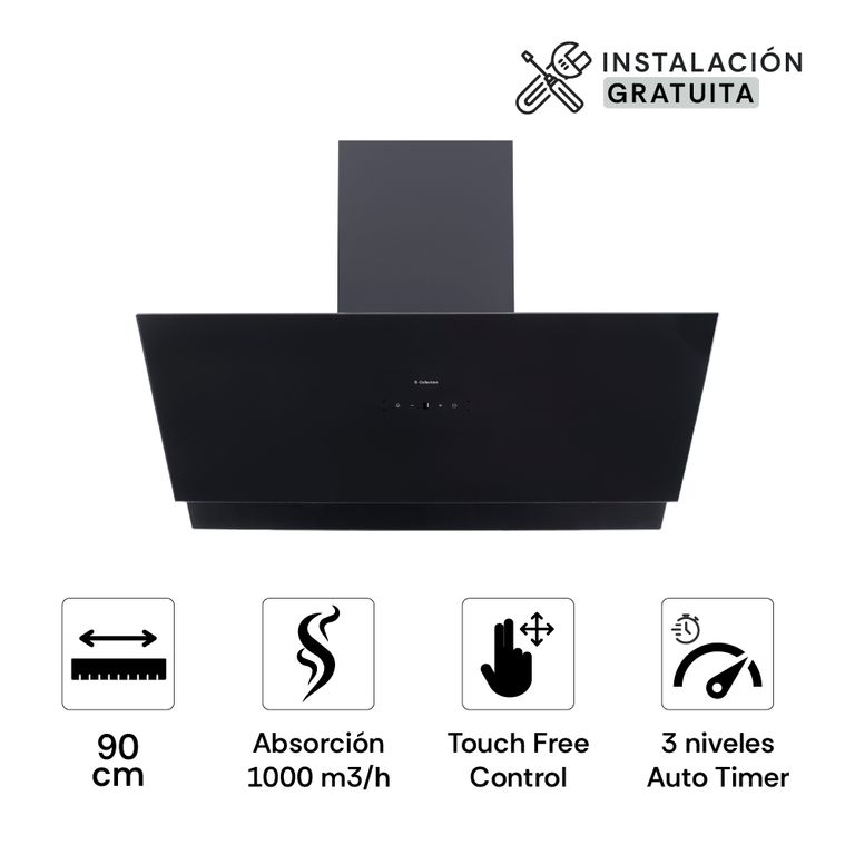 Campana Extractora S-Collection Signature 90Cm
