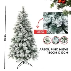 GENERICO - Árbol de Navidad Pino con Nevado 180M