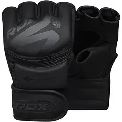 RDX - Guantes de MMA para Entrenamiento y Grapping Noir F15 - XL