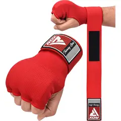 RDX - Par de Guantes Interiores para Boxeo, MMA, Muay Thai IS2 Rojo - S