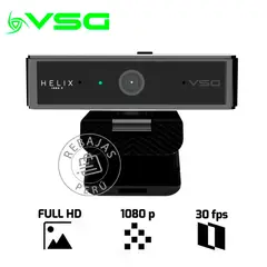 VSG - Cámara Web Helix 1080P Full HD Autofoco con Micrófono y Privacidad