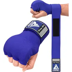 RDX - Par de Guantes Interiores para Boxeo MMA Muay Thai IS2 Azul - M