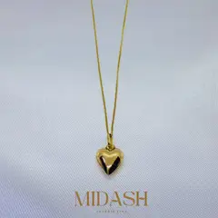 GENERICO - Dije corazón de oro 18 quilates