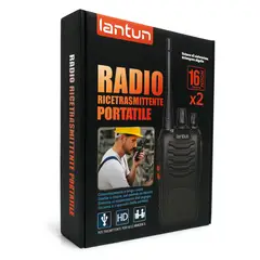 GENERICO - Radios Walkie Talkie Lantun Bf 888s Profesional Hasta 5k 16 Canales