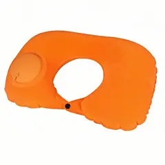 GENERICO - ALMOHADA PARA VIAJE O COLLARIN - INFLABLE CON BOMBA DE AIRE