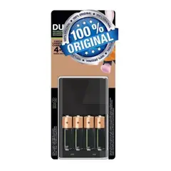 ENERGIZER - Cargador de Pilas Duracell + 4 Pilas AA de 2500 mAh