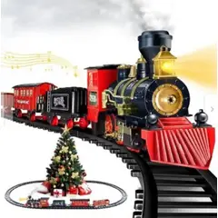GENERICO - Tren Navideño para Base de Arbol GRANDE 22pcs A1