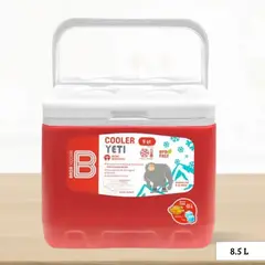 BASA - Cooler rectangular Rojo Yeti 85 Litros
