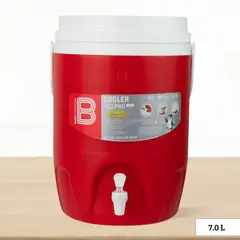 BASA - Cooler de Polipropileno Ycepro Rojo 7 Litros