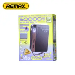 REMAX - BATERIA PORTATIL 60000mAh 100W Carga Rapida Laptop Celular + CABLE 2M C-C 100W