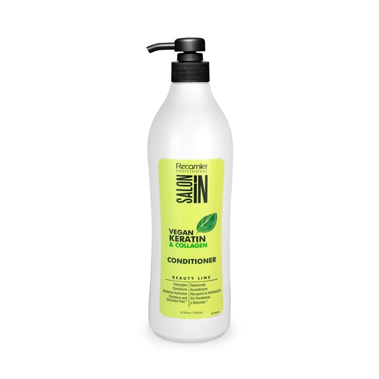 Acondicionador Vegano Salon In con Keratina y Collageno 1000ml
