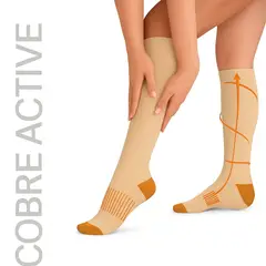 GENERICO - Medias De Compresión anti varices - Color Entero 15-20 mmHg