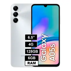 SAMSUNG - A05S 128GB 6GB RAM SILVER