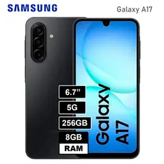 SAMSUNG - Celular Galaxy A17 5G 8GB RAM 256GB - NEGRO