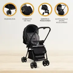 BABY KITS - Coche Cuna «NEXT GEN» Grey