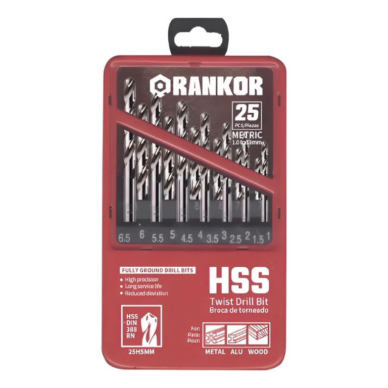 Juego De Brocas Para Metal X25pzs 113mm Hs-cobalto