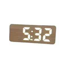 GENERICO - Reloj de mesa o escritorio acabado natural y moderno